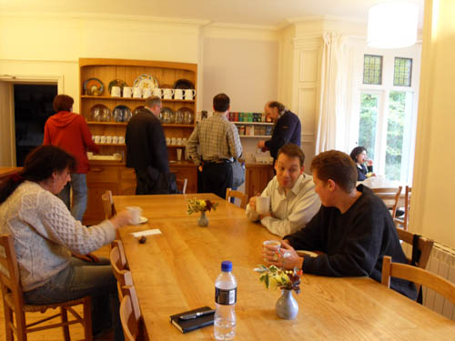 Tea Break in the Dining Room